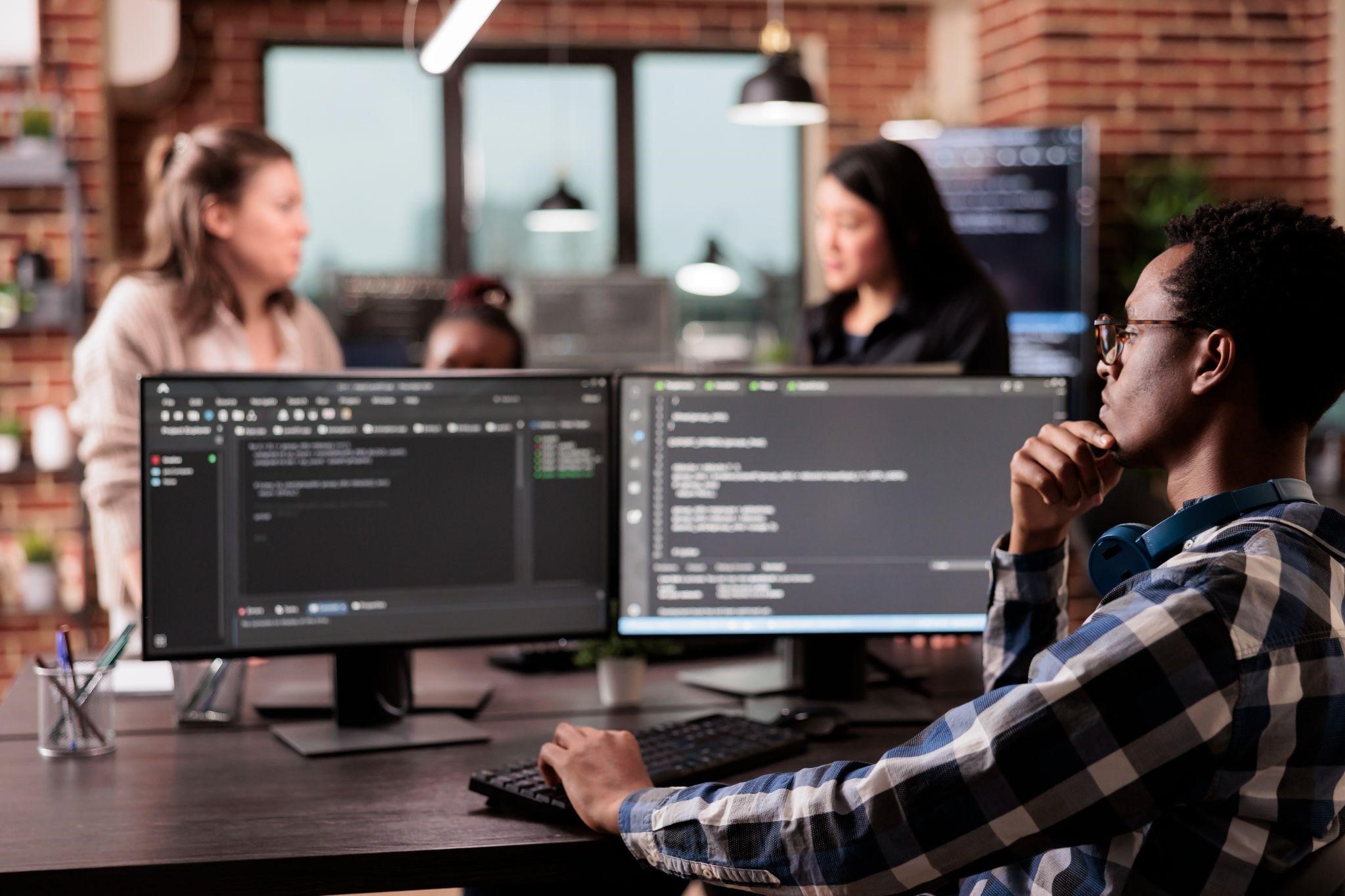 developers working on an educational app