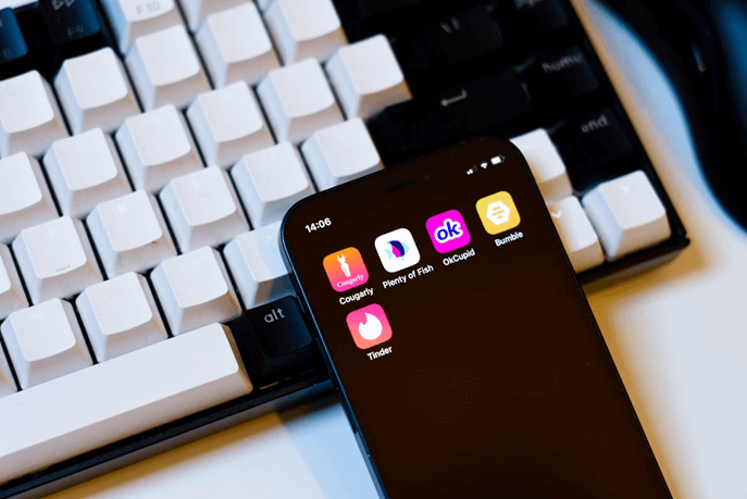 a phone with dating apps